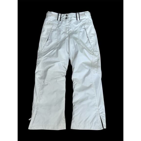 Columbia Convert White Snow Ski Snowboard Pants Youth Size 10/12 Winter Wear - Picture 1 of 16